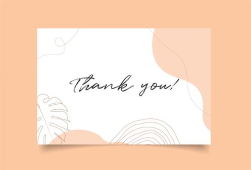 mẫu thiệp cảm ơn