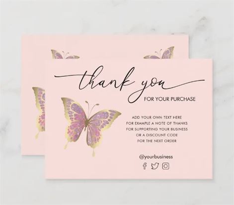 mẫu thank you card
