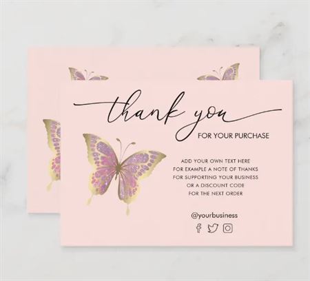 mẫu thank you card