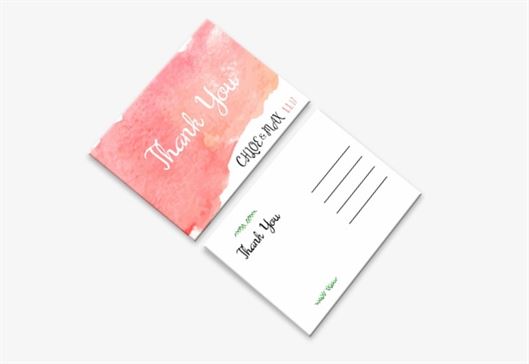 mẫu thank you card