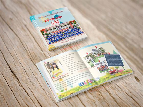 in kỷ yếu lớp 5 đẹp in kỷ yếu lớp