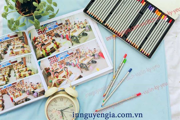 in kỷ yếu lớp 5 - mẫu kỷ yếu tiểu học đẹp