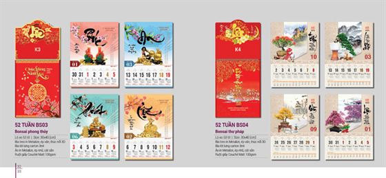 in lịch 52 tuần in lịch 52 tuần 2020