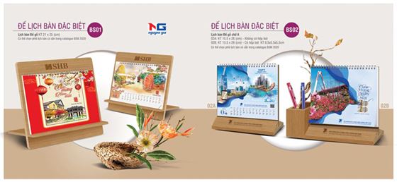 in lịch để bàn đẹp 2020