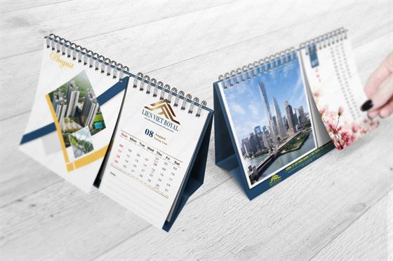 lịch tết ngành xây dựng, bất động sản in lịch tết công ty xây dựng