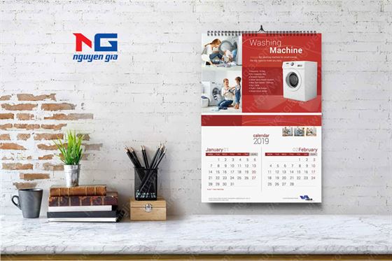 lịch treo tường in lịch treo tường