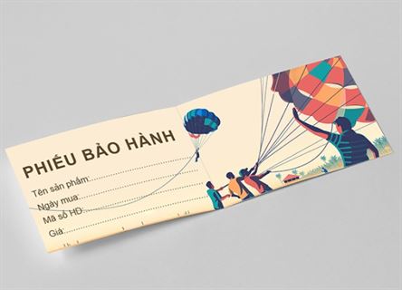 in phiếu bảo hành chất lượng
