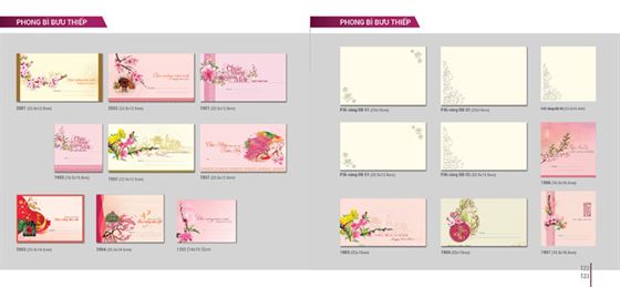 mẫu phong bì bưu thiếp 2020 in phong bì bưu thiếp