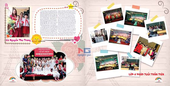kỷ yếu lớp 5 pháp