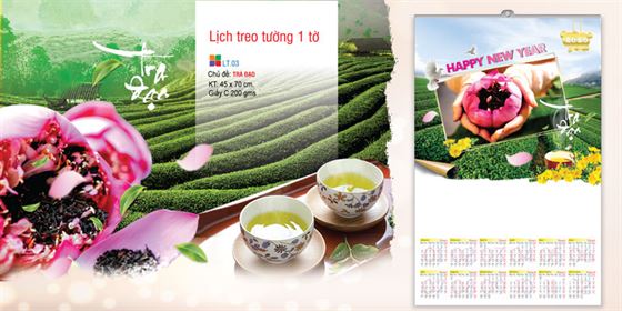lịch 1 tờ