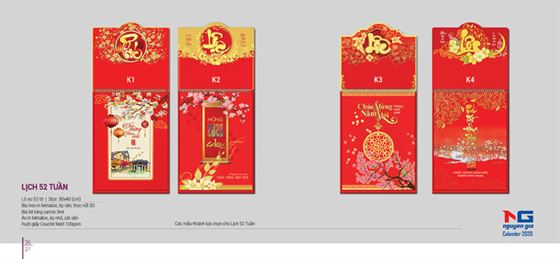lịch 52 tuần 2020