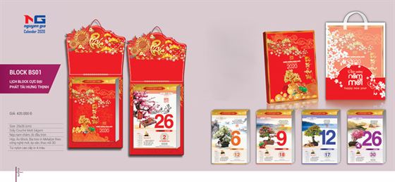 in lịch bloc in lịch bloc đại 2020