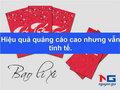 Hiệu quả quảng cáo cao nhưng vẫn tinh tế.