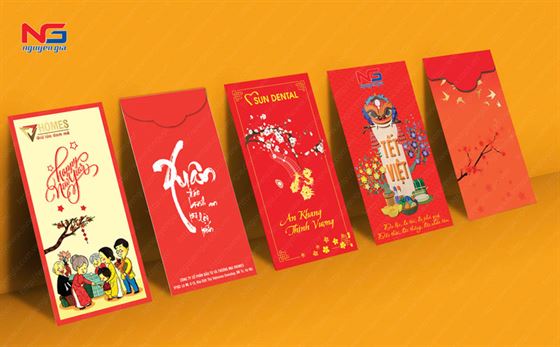 mẫu bao lì xì đẹp bao lì xì đẹp
