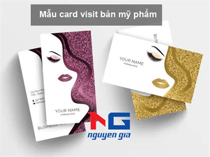 mẫu card mỹ phẩm đẹp
