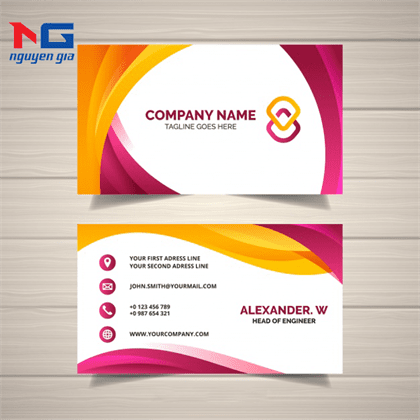 Mẫu card visit