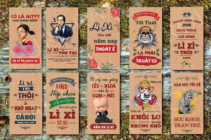 mẫu bao lì xì độc đáo mẫu bao lì xì độc đáo