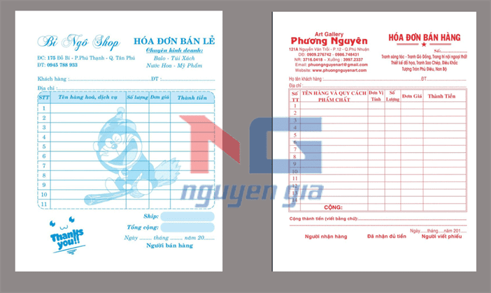 mẫu in hóa đơn bán hàng
