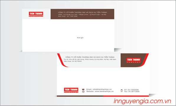mẫu phong bì 12x22 đẹp
