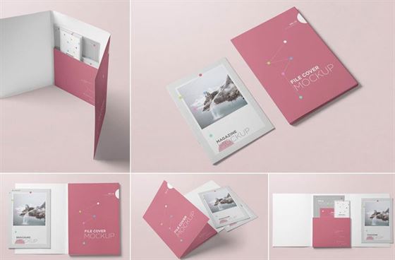 mẫu kẹp file A4 đẹp minh họa