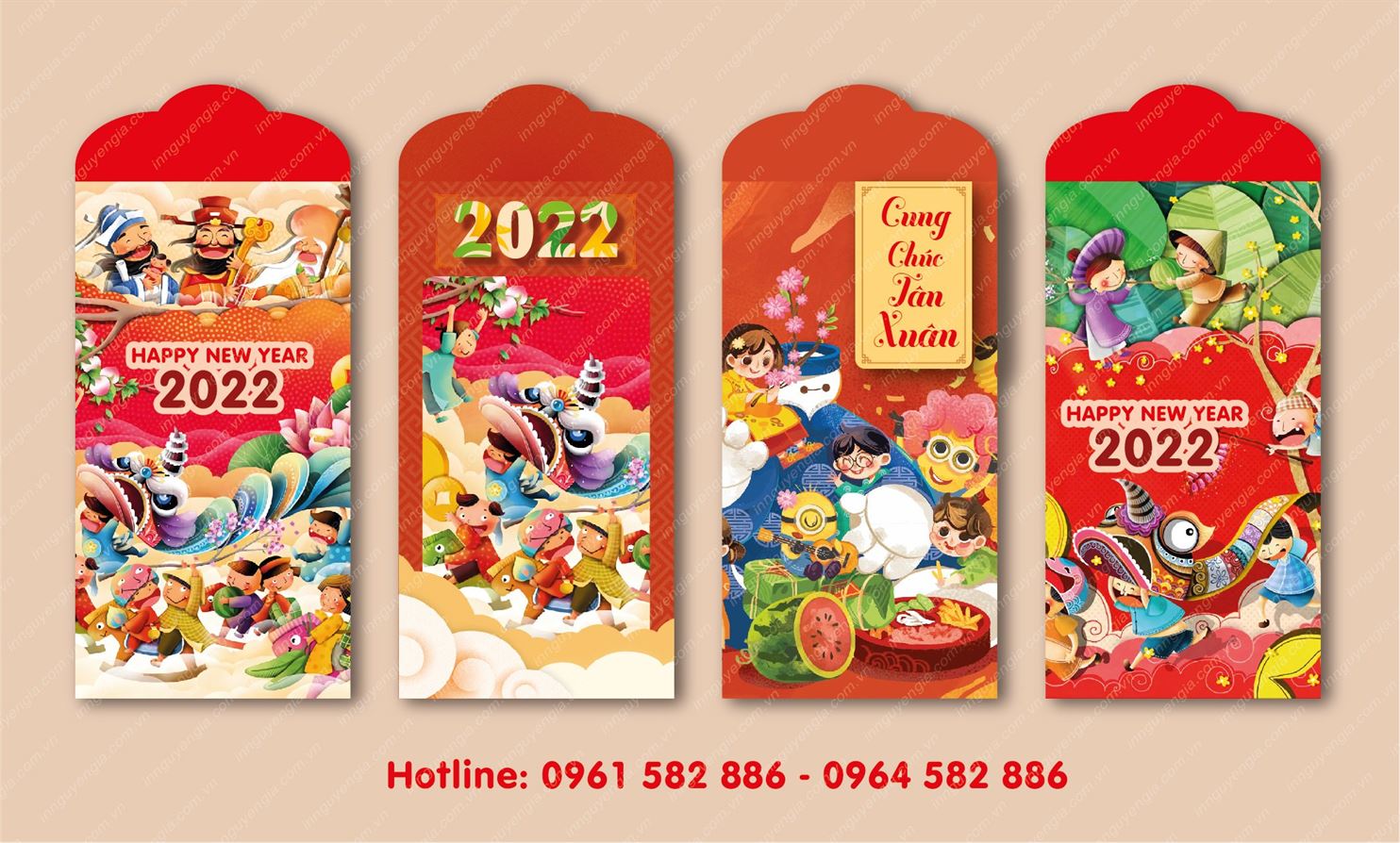 mẫu kinh doanh bao lì xì đẹp