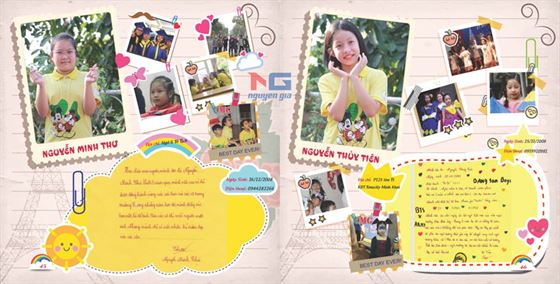 mẫu kỷ yếu lớp 5 pháp điện biên