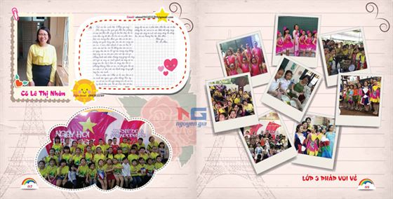 mẫu kỷ yếu lớp 5