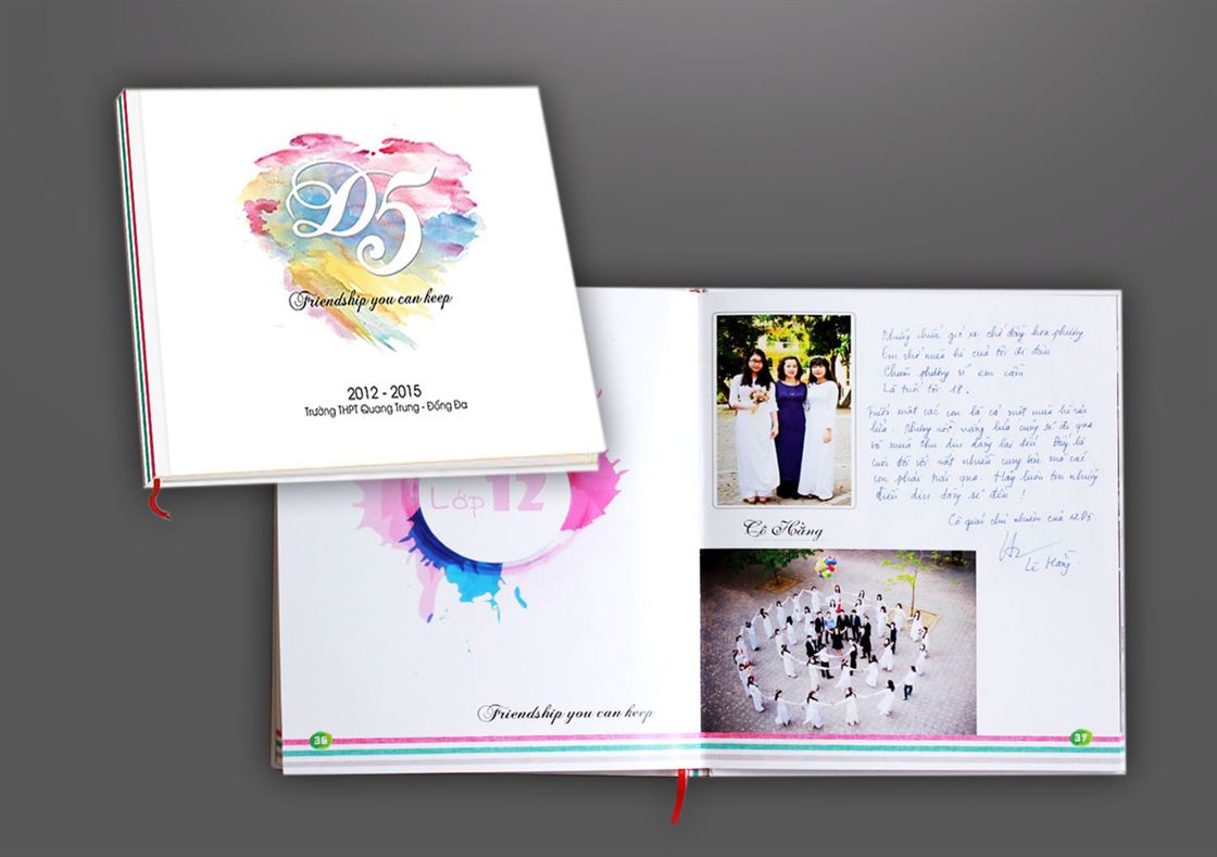 mẫu kỷ yếu đẹp thpt