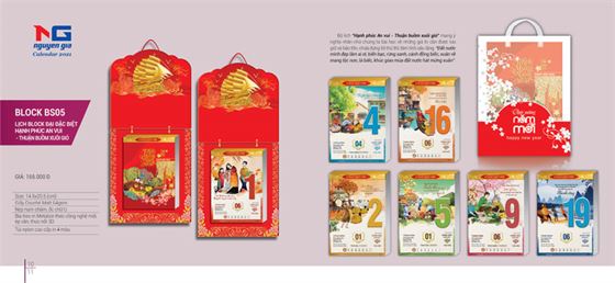 In lịch tết cho ý nghĩa