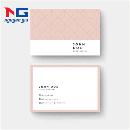 mẫu thành phẩn in card 2 mặt