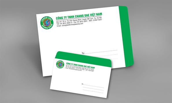 Mẫu phong bì đẹp công ty