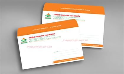 Mẫu phong bì đẹp trường học