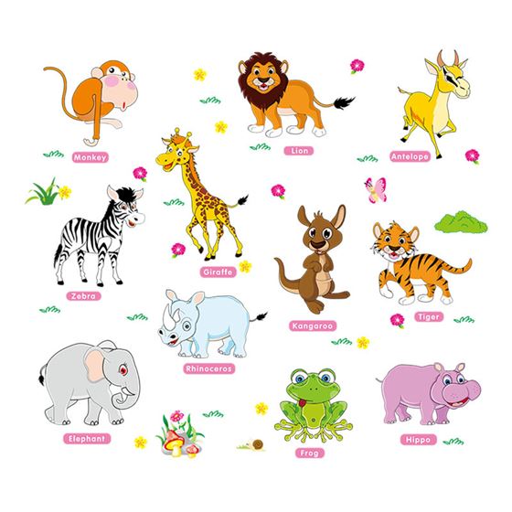 Mẫu sticker động vật cute
