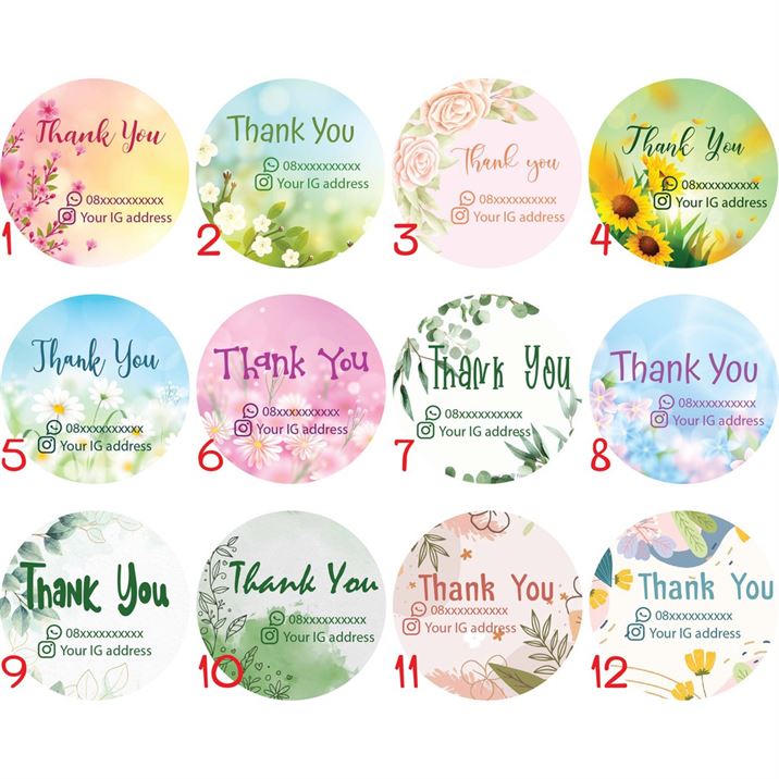 Sticker mẫu chữ đẹp