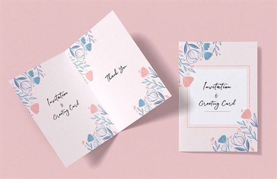 Mẫu thiệp cưới hiện đại