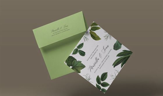 Mẫu thiệp cưới sang trọng
