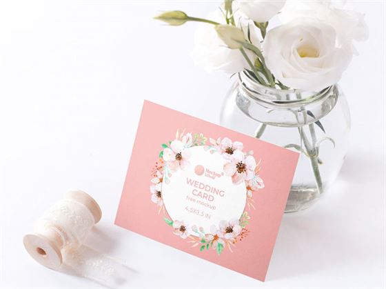 Mẫu thiệp cưới đơn giản