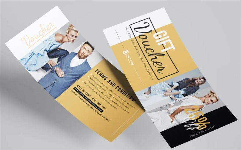 Mẫu voucher giảm giá đẹp