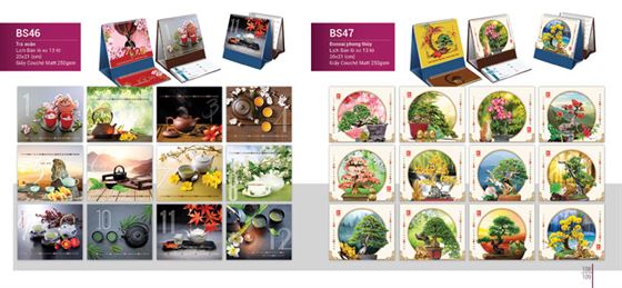 lịch để bàn đẹp giá rẻ