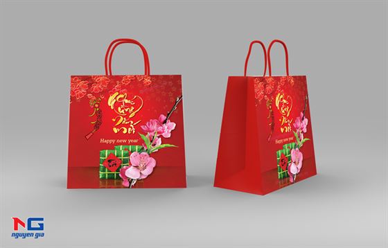 túi đựng quà tết