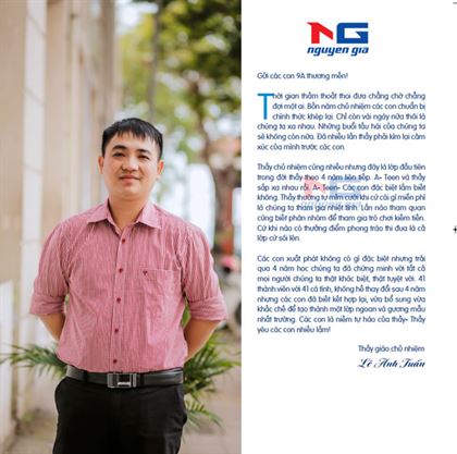 bài viết kỷ yếu lớp 9
