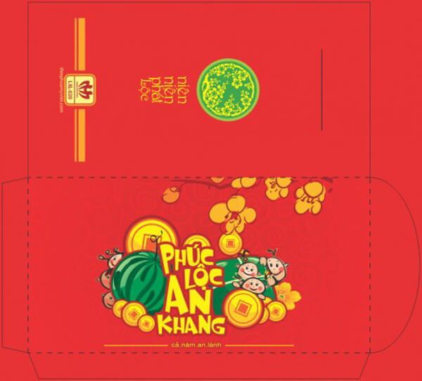 mẫu in bao lì xì đẹp