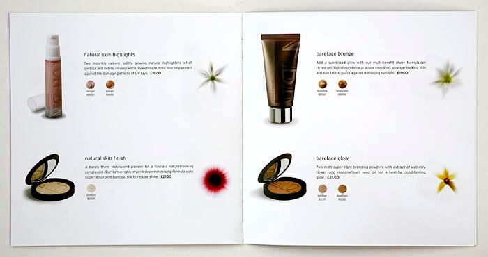 in catalogue mỹ phẩm