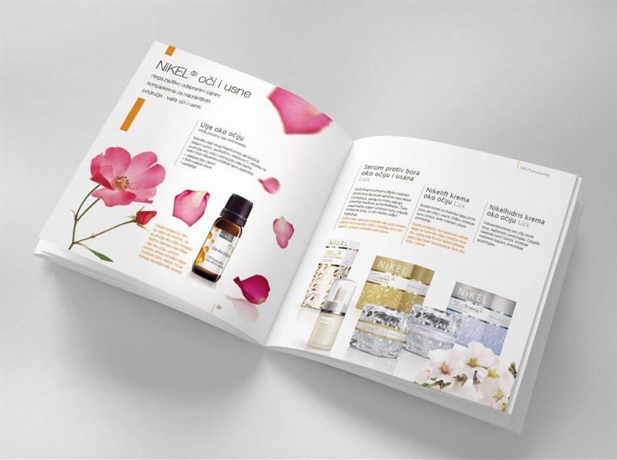 in catalogue mỹ phẩm