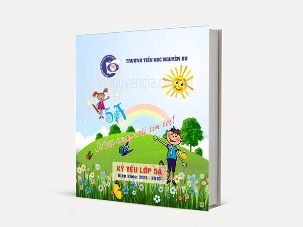 mẫu kỷ yếu tiêu học 