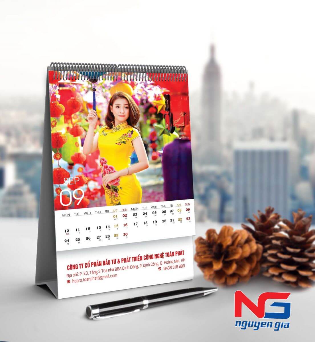 in lịch độc quyền 2019