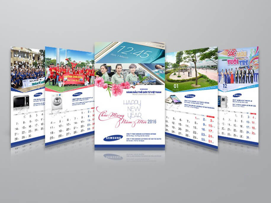 in lịch tết độc quyền cho doanh nghiệp