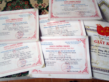 inh nhanh giấy jhen giấy chứng nhận