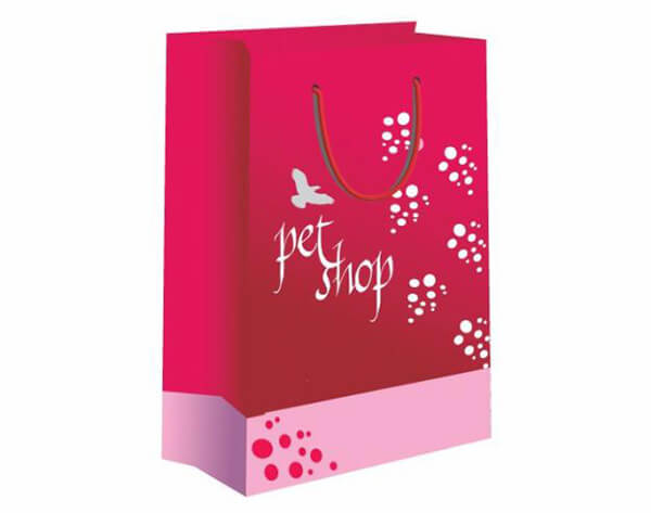in túi giấy shop thời trang