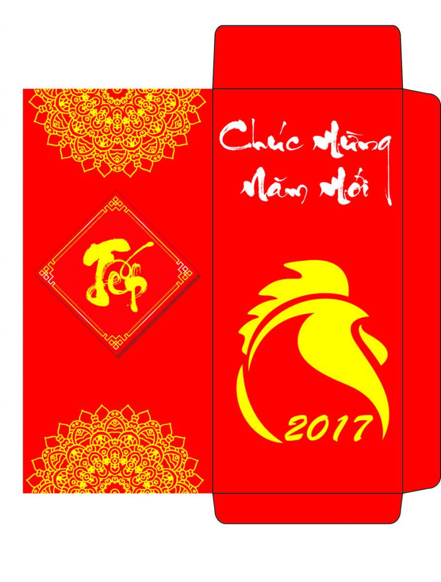 mẫu bao lì xì 2017 